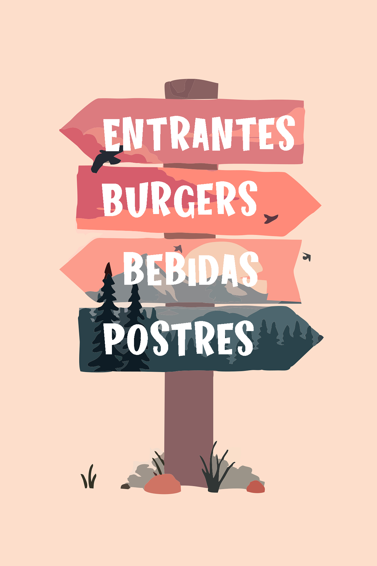 imagen de menú de comida